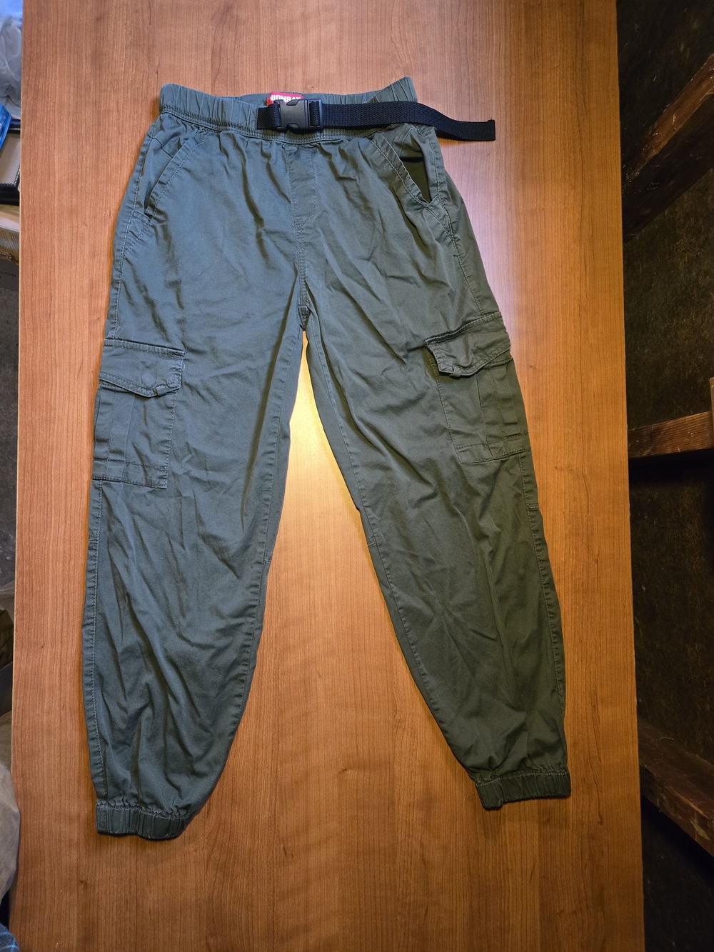 Olive Green Womens Cargo Pants